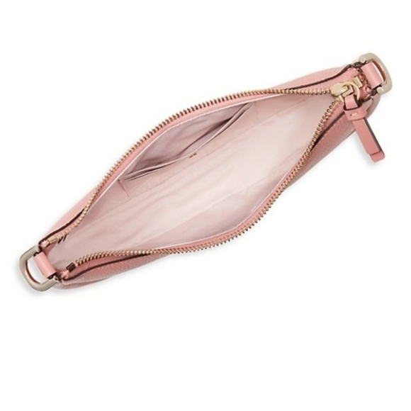 Kate Spade Smile Pebbled Leather Crossbody in Serene Pink - Picture 2 of 9